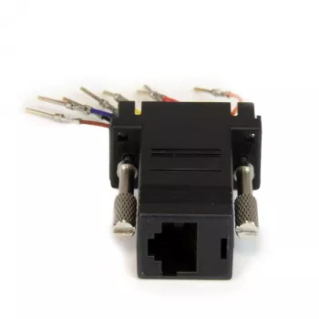 StarTech.com DB9 to RJ45 Modular Adapter - M/F, DB-9, RJ-45, Black