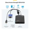 StarTech.com KVM Console to USB 2.0 Portable Laptop Crash Cart Adapter