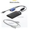 StarTech.com KVM Console to USB 2.0 Portable Laptop Crash Cart Adapter