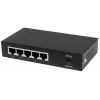 Intellinet 5-Port Gigabit Ethernet PoE+ Switch, 4 x PSE Ports, IEEE 802.3at/af Power over Ethernet (PoE+/PoE) Compliant, 60 W, Desktop