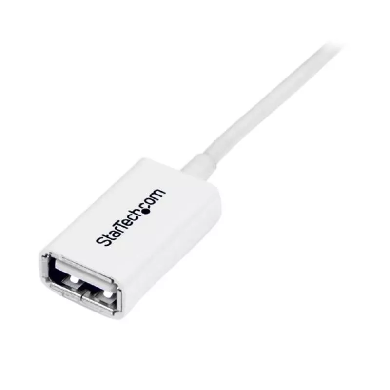 StarTech.com 3m White USB 2.0 Extension Cable A to A - M/F, 3 m, USB A, USB A, USB 2.0, Male/Female, White