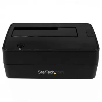 StarTech.com Single Bay USB 3.1 to SATA Hard Drive Docking Station, USB 3.1 (10 Gbps) Hard Drive Dock, External 2.5/3.5 inch SATA III HDD/SSD Docking Station, Top-Loading Hard Drive Bay