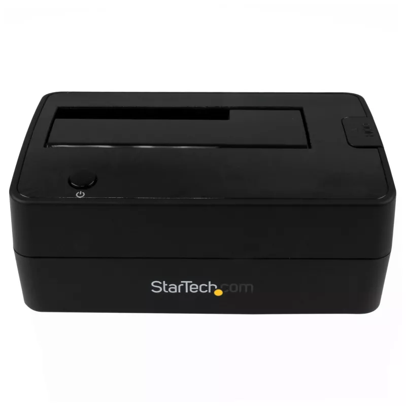 StarTech.com Single Bay USB 3.1 to SATA Hard Drive Docking Station, USB 3.1 (10 Gbps) Hard Drive Dock, External 2.5/3.5 inch SATA III HDD/SSD Docking Station, Top-Loading Hard Drive Bay
