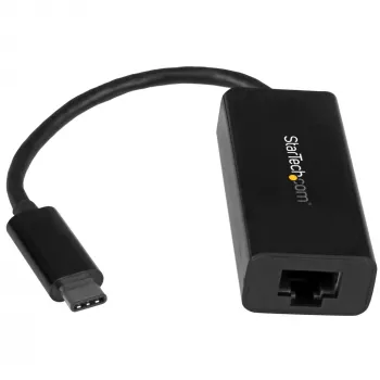 StarTech.com ​​USB-C to Gigabit Ethernet Adapter - Black​, Wired, USB, Ethernet, 5000 Mbit/s, Black