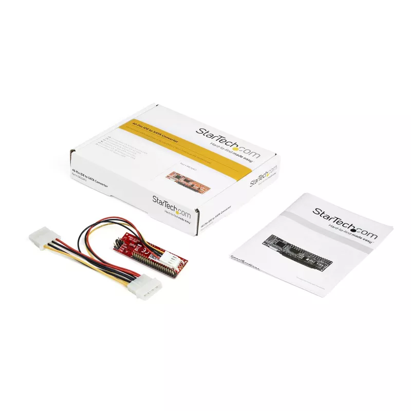 StarTech.com IDE to SATA Hard Drive or Optical Drive Adapter - 40-Pin PATA to 2.5 inch SATA HDD/SSD/ODD Converter