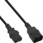 Cold device extension C13/C14 InLine 16632B black 3m