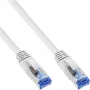 InLine Patch Cable S/FTP PiMF Cat.6A halogen free 500MHz white 2m