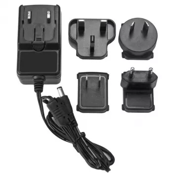StarTech.com DC Power Adapter - 12V, 2A, Universal, Indoor, 100-240 V, 24 W, 12 V, 0.6 A