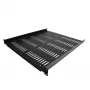 StarTech.com 1U Server Rack Shelf - Universal Vented Rack Mount Cantilever Tray for 19 inch Network Equipment Rack & Cabinet - Durable Design - Weight Capacity 55lb/25kg - 20 inch Deep Shelf, Black