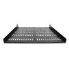 StarTech.com 1U Server Rack Shelf - Universal Vented Rack Mount Cantilever Tray for 19 inch Network Equipment Rack & Cabinet - Durable Design - Weight Capacity 55lb/25kg - 20 inch Deep Shelf, Black