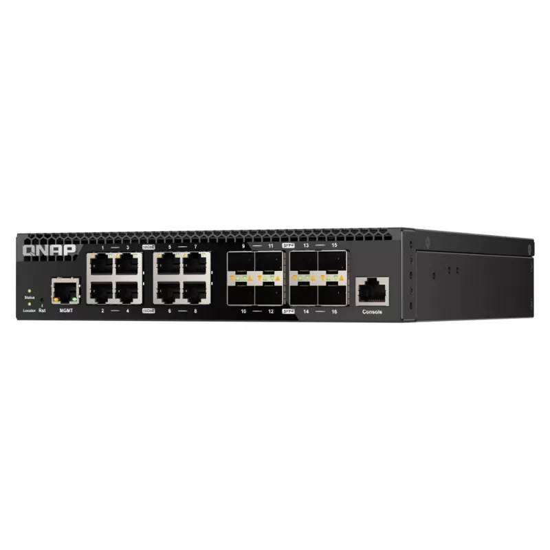 QNAP QSW-M3216R-8S8T network switch Managed L2/L3 10G Ethernet (100/1000/10000) 1U Black