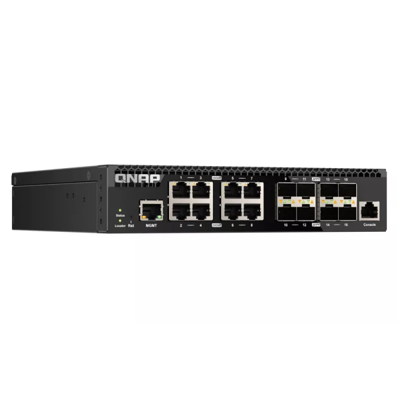 QNAP QSW-M3216R-8S8T network switch Managed L2/L3 10G Ethernet (100/1000/10000) 1U Black