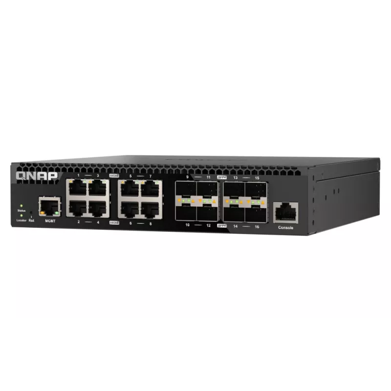 QNAP QSW-M3216R-8S8T network switch Managed L2/L3 10G Ethernet (100/1000/10000) 1U Black