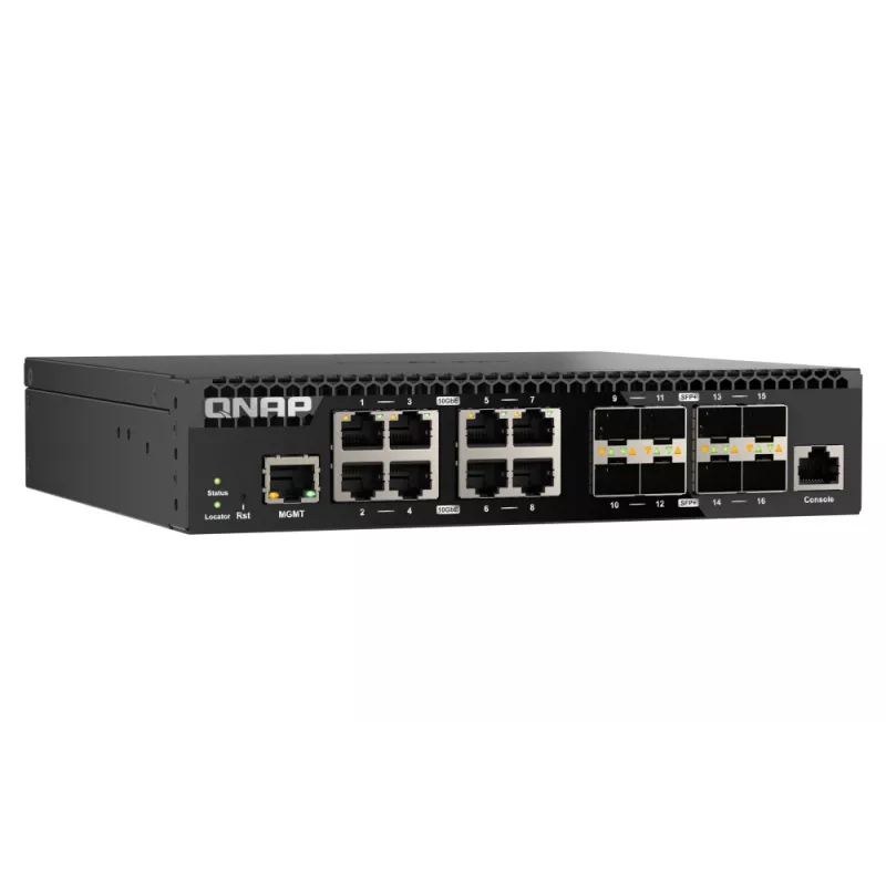 QNAP QSW-M3216R-8S8T network switch Managed L2/L3 10G Ethernet (100/1000/10000) 1U Black