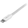 StarTech.com 2 m (6 ft.) USB to Lightning Cable - Long iPhone / iPad / iPod Charger Cable - Lightning to USB Cable - Apple MFi Certified - White