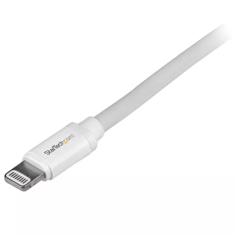 StarTech.com 2 m (6 ft.) USB to Lightning Cable - Long iPhone / iPad / iPod Charger Cable - Lightning to USB Cable - Apple MFi Certified - White