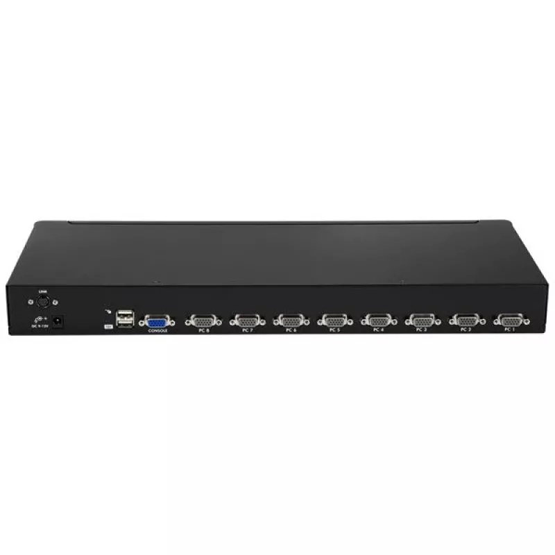 StarTech.com 8 Port 1U Rackmount USB KVM Switch Kit with OSD and Cables