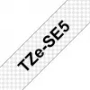 Label-making tape Brother TZE-SE5 — 24 mm x 8 m, black on white