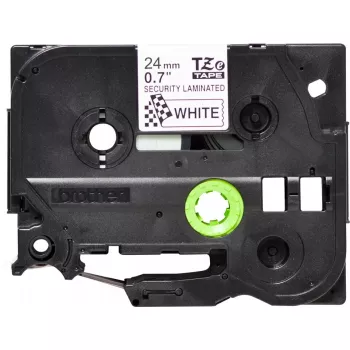 Label-making tape Brother TZE-SE5 — 24 mm x 8 m, black on white