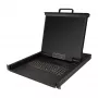 StarTech.com Rackmount KVM Console - Single Port VGA KVM with 19 inch LCD Monitor for Server Rack - Fully Featured Universal 1U LCD KVM Drawer w/Cables & Hardware - USB Support - 50,000 MTBF