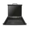 StarTech.com Rackmount KVM Console - Single Port VGA KVM with 19 inch LCD Monitor for Server Rack - Fully Featured Universal 1U LCD KVM Drawer w/Cables & Hardware - USB Support - 50,000 MTBF