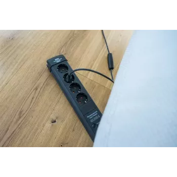 Power Extension Brennenstuhl 1951140300 1.8m 4 AC Outlets Indoor Black