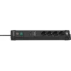 Power Extension Brennenstuhl 1951140300 1.8m 4 AC Outlets Indoor Black
