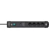 Power Extension Brennenstuhl 1951140300 1.8m 4 AC Outlets Indoor Black