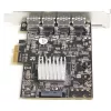 StarTech.com 4-Port USB PCIe Card - 10Gbps USB 3.1/3.2 Gen 2 Type-A PCI Express Expansion Card with 2 Controllers - 4x USB-A - USB PCIe Add-On Adapter Card - Windows/Mac/Linux