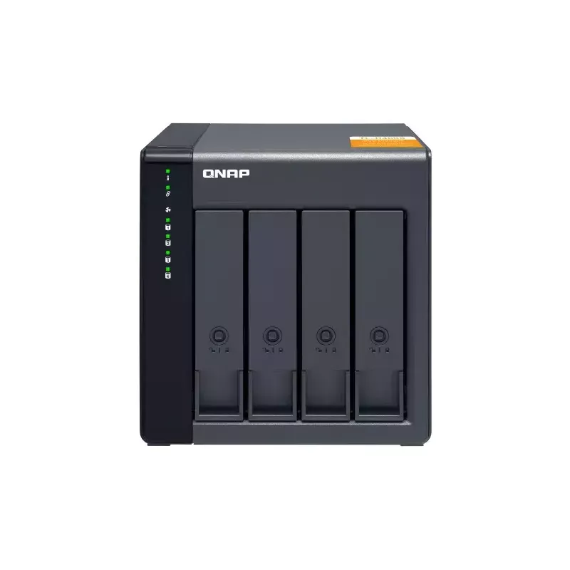 QNAP High-performance Desktop SATA 6Gbps JBOD Storage Enclosure | TL-D400S | Black