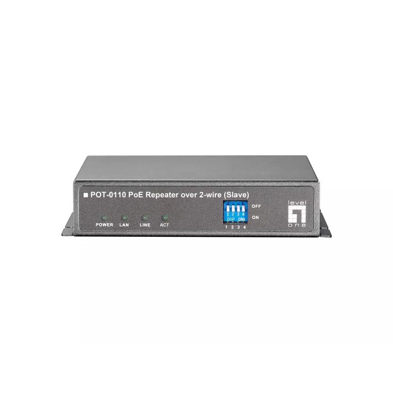 Network repeater LevelOne PoE over 2-wire Receiver POT-0110