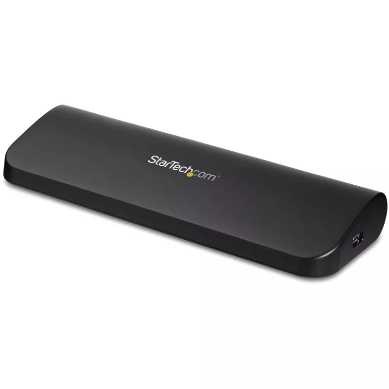 StarTech.com Dual-Monitor USB 3.0 Docking Station with HDMI & DVI/VGA~Dual Monitor USB 3.0 Laptop Docking Station with HDMI/DVI/VGA, 3x USB-A Hub, GbE, Audio, Universal Type-A Dock for Windows/macOS/ChromeOS - TAA Compliant