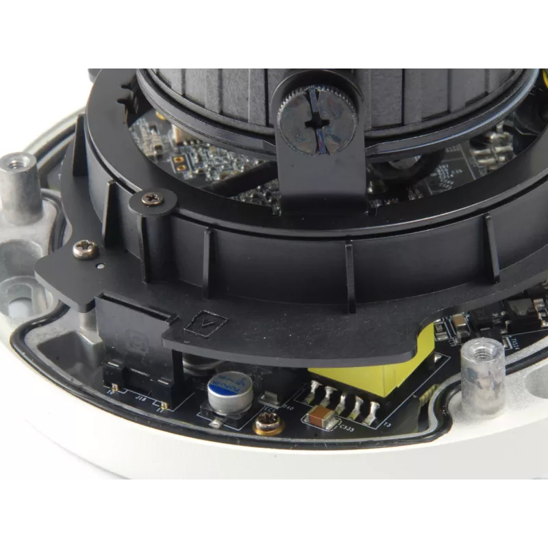 LevelOne HUBBLE Fixed Dome IP Network Camera, H.265, 3-Megapixel, 802.3af PoE, IR LEDs, Indoor/Outdoor, Vandalproof