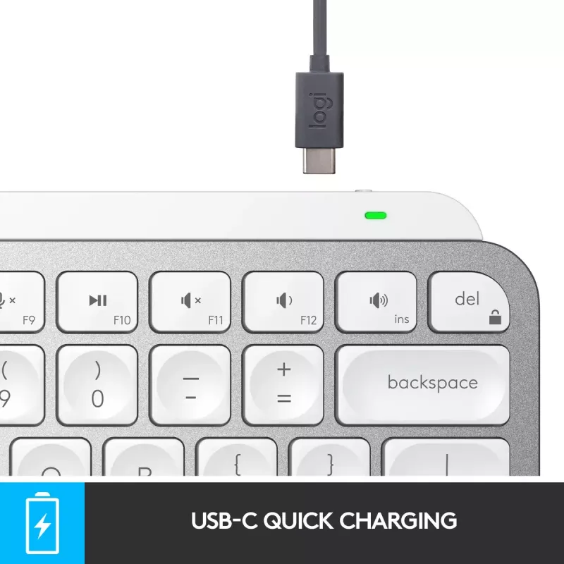 Logitech MX Keys Mini Wireless Illuminated Keyboard Mini QWERTY