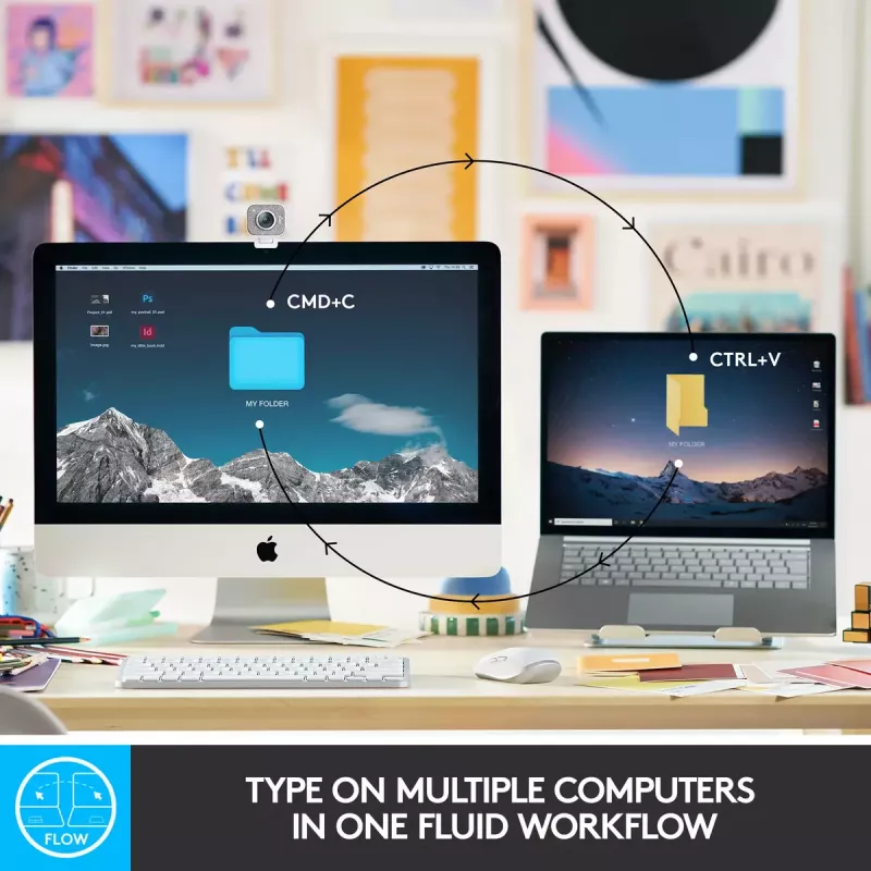 Logitech MX Keys Mini Wireless Illuminated Keyboard Mini QWERTY