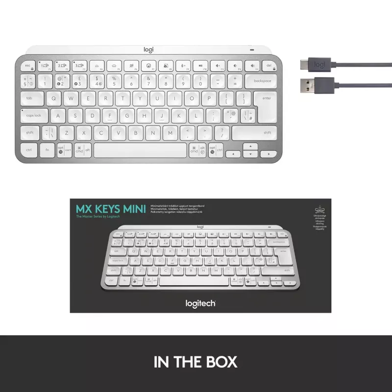 Logitech MX Keys Mini Wireless Illuminated Keyboard Mini QWERTY