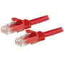 StarTech.com 5m CAT6 Ethernet Cable - Red CAT 6 Gigabit Ethernet Wire -250MHz 100W PoE RJ45 UTP Network/Patch Cord Snagless w/Strain Relief Individually Tested