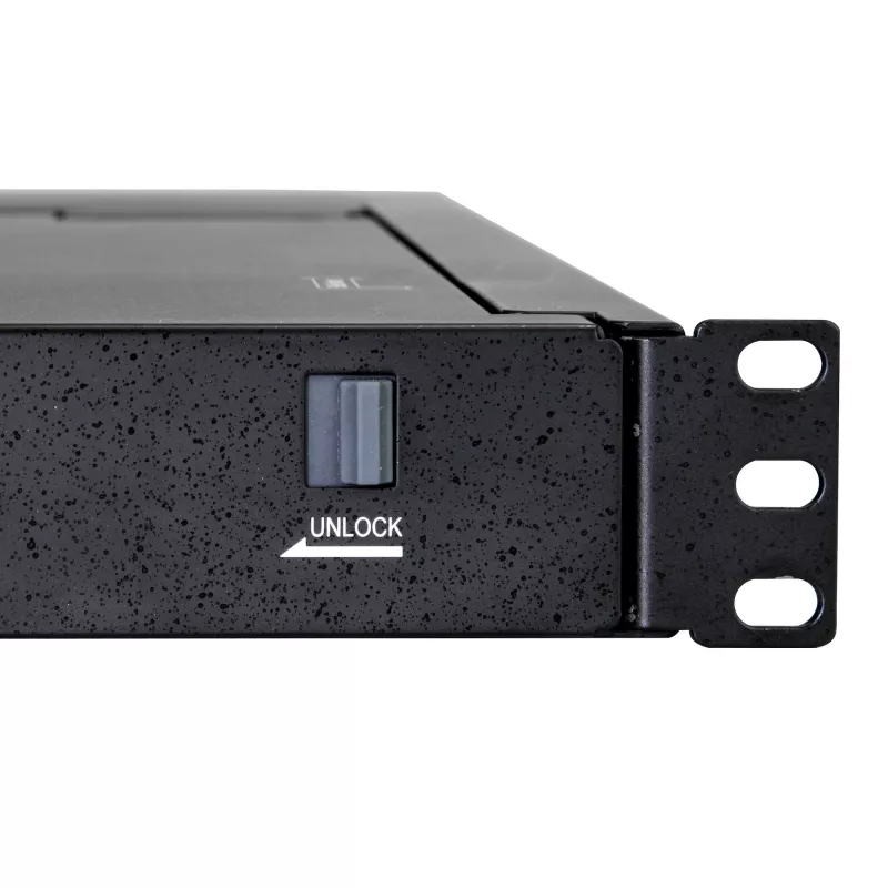 StarTech.com Rackmount KVM Console - Single Port VGA KVM with 17 inch LCD Monitor for Server Rack - Fully Featured Universal 1U LCD KVM Drawer w/Cables & Hardware - USB Support - 50,000 MTBF