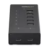 StarTech.com 7 Port USB C Hub - USB Type-C to 2x USB-C/5x USB-A - Commercial Metal USB 3.0 Hub - SuperSpeed USB 3.2 Gen 1 (5Gbps) - Self Powered - BC 1.2 Fast Charge - Mountable/Rugged
