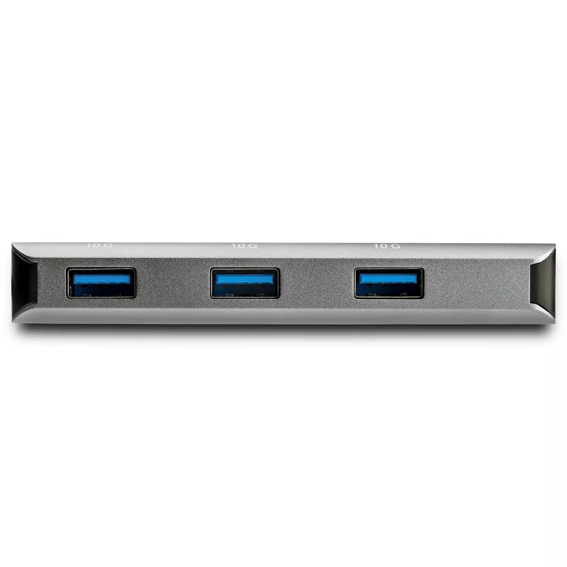 StarTech.com 3 Port 10Gbps USB C Hub with SD Card Reader - 3x USB-A & 1x SD Slot - Portable USB 3.1/3.2 Gen 2 Type C Adapter Hub - Laptop Hub - USB Bus Powered - Thunderbolt 3 Compatible~3 Port 10Gbps USB C Hub with SD Card Reader - 3x USB-A & 1x SD Slot - Portable USB 3.2 Gen 2 Type C Adapter Hub - Laptop Hub - USB Bus Powered - Thunderbolt 3 Compatible