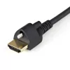 StarTech.com 6ft (2m) HDMI Cable with Locking Screw - 4K 60Hz HDR - High Speed HDMI 2.0 Monitor Cable with Locking Screw Connector for Secure Connection - HDMI Cable with Ethernet - M/M
