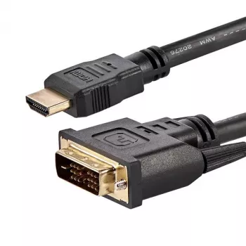 StarTech.com 6 ft HDMI to DVI-D Cable - M/M, 1.8 m, HDMI, DVI-D, Male, Male, Straight