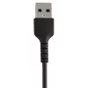StarTech.com 6 inch (15cm) Durable Black USB-A to Lightning Cable - Heavy Duty Rugged Aramid Fiber USB Type A to Lightning Charger/Sync Power Cord - Apple MFi Certified iPad/iPhone 12