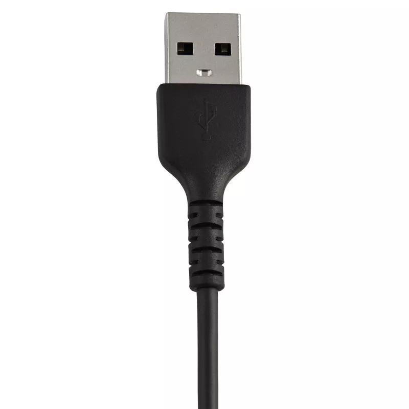 StarTech.com 6 inch (15cm) Durable Black USB-A to Lightning Cable - Heavy Duty Rugged Aramid Fiber USB Type A to Lightning Charger/Sync Power Cord - Apple MFi Certified iPad/iPhone 12