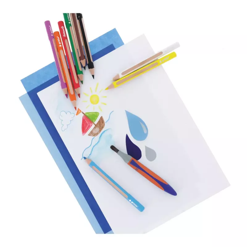 Watercolour pencil Pelikan griffix Multicolour 10 pc(s)