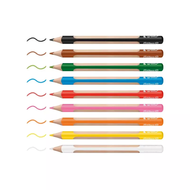 Watercolour pencil Pelikan griffix Multicolour 10 pc(s)