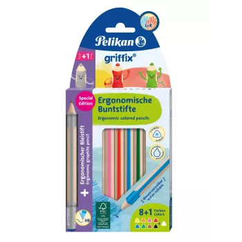 Watercolour pencil Pelikan griffix Multicolour 10 pc(s)