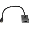 StarTech.com Mini DisplayPort to HDMI Adapter - mDP to HDMI Adapter Dongle - 1080p - Mini DisplayPort 1.2 to HDMI Monitor/Display - Mini DP to HDMI Video Converter - 12 inch Long Attached Cable - Upgraded Version of MDP2HDMI