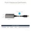 StarTech.com Mini DisplayPort to HDMI Adapter - mDP to HDMI Adapter Dongle - 1080p - Mini DisplayPort 1.2 to HDMI Monitor/Display - Mini DP to HDMI Video Converter - 12 inch Long Attached Cable - Upgraded Version of MDP2HDMI