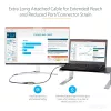 StarTech.com Mini DisplayPort to HDMI Adapter - mDP to HDMI Adapter Dongle - 1080p - Mini DisplayPort 1.2 to HDMI Monitor/Display - Mini DP to HDMI Video Converter - 12 inch Long Attached Cable - Upgraded Version of MDP2HDMI